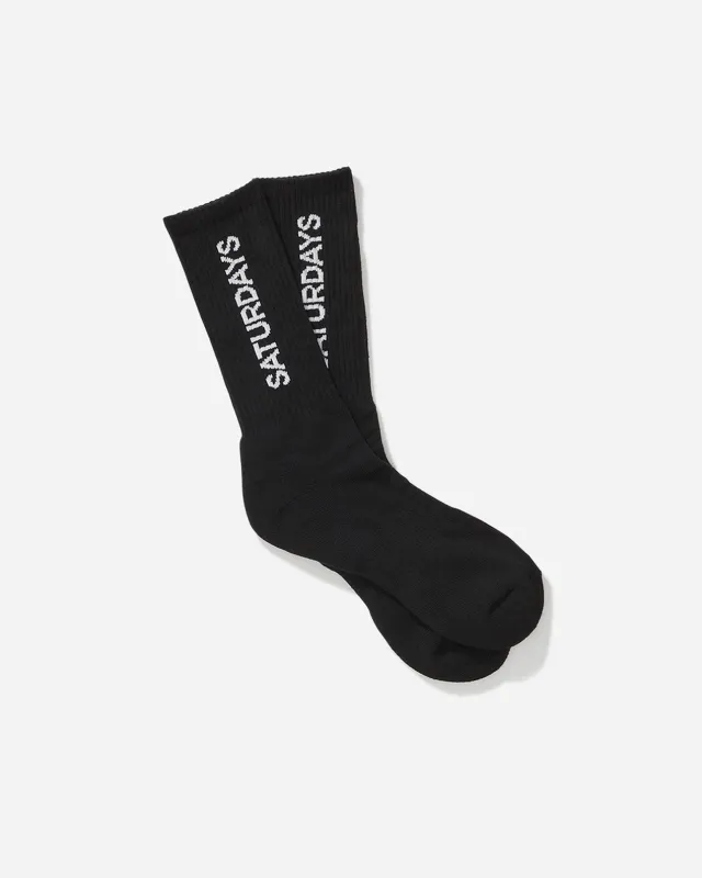 Logo Sock sold by Saturdays New York City