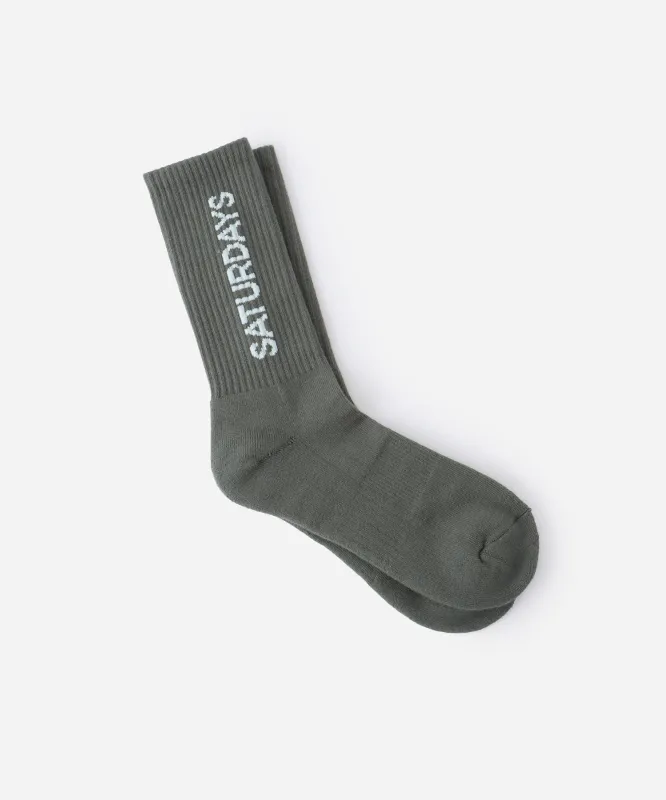Logo Sock sold by Saturdays New York City