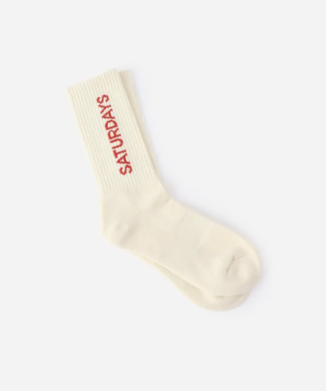 Logo Sock sold by Saturdays New York City