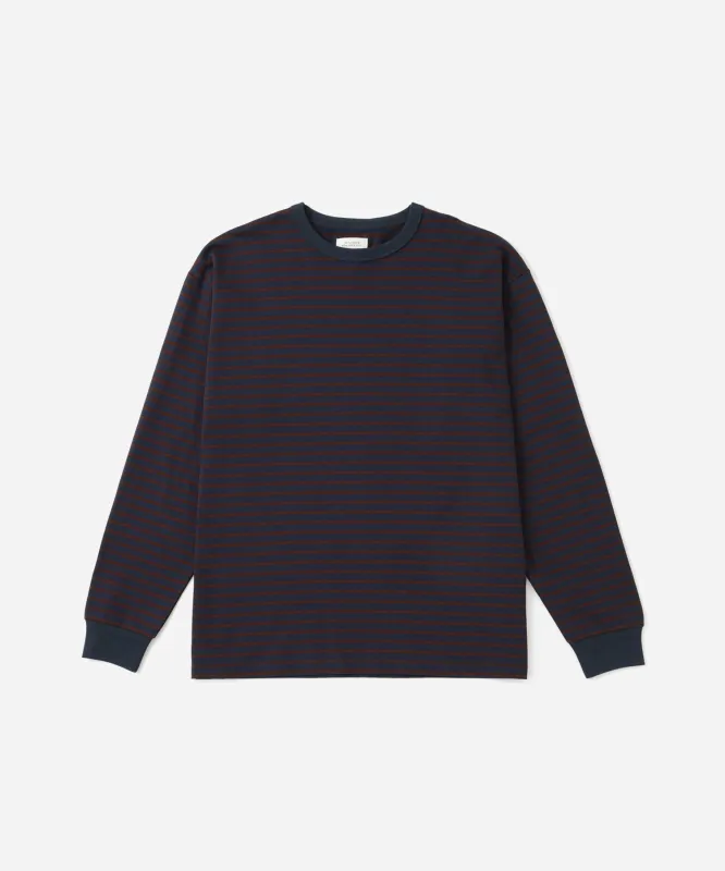 Striped Ringer Relaxed Long Sleeve Tee sold by Saturdays New York City
