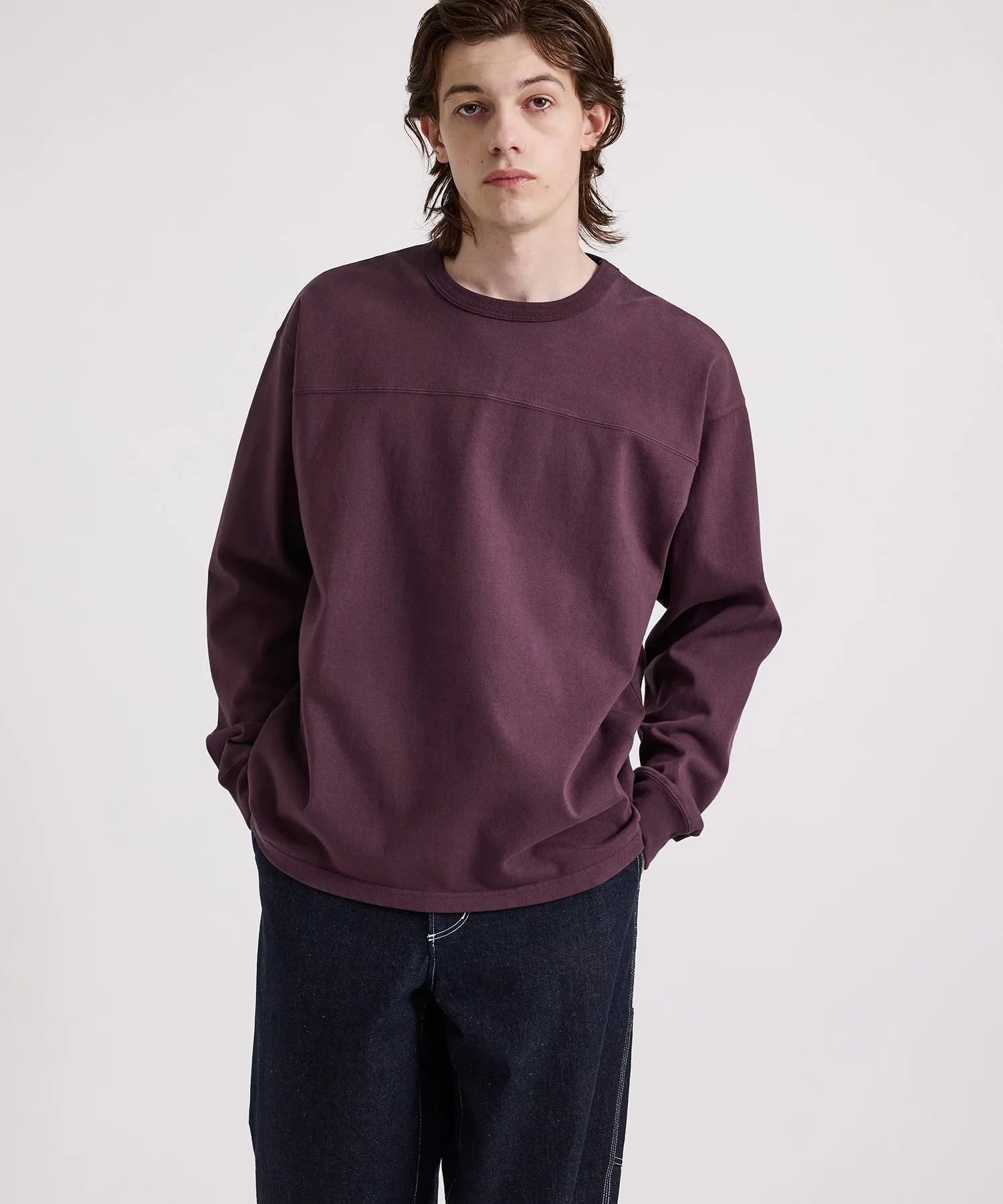 Varsity Relaxed Long Sleeve Tee sold by Saturdays New York City product image thumbnail 2