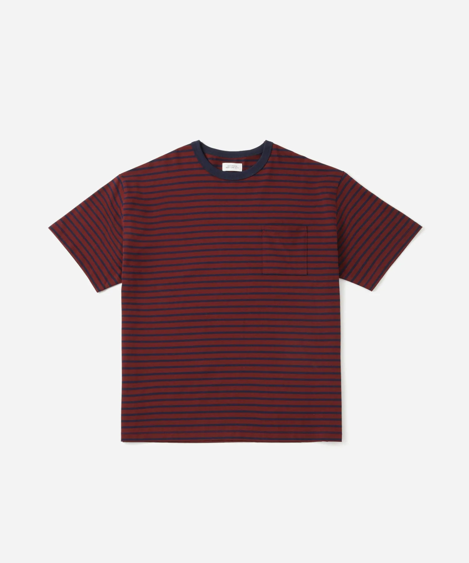 Striped Ringer Relaxed Short Sleeve Tee sold by Saturdays New York City