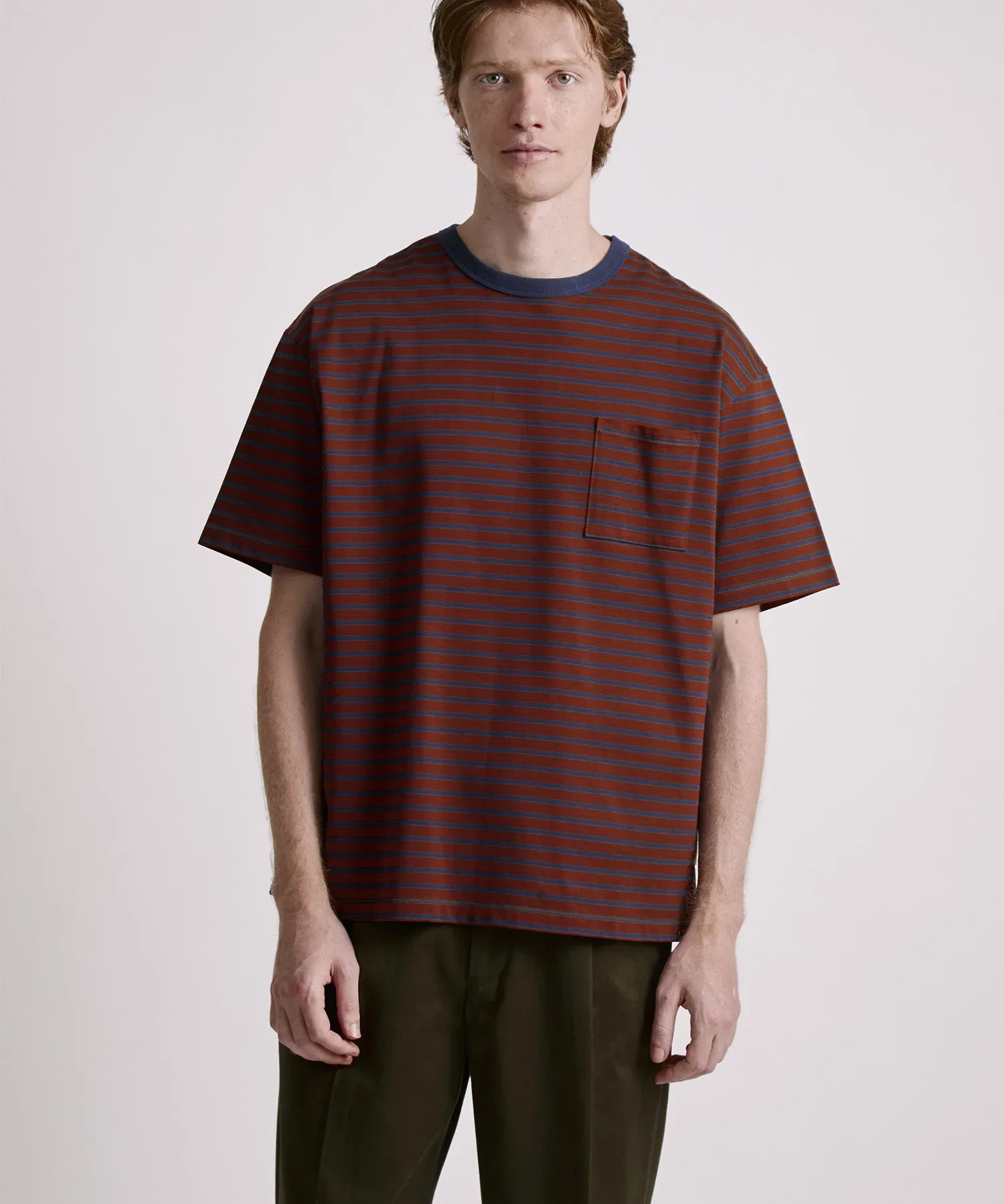 Striped Ringer Relaxed Short Sleeve Tee sold by Saturdays New York City product image thumbnail 2