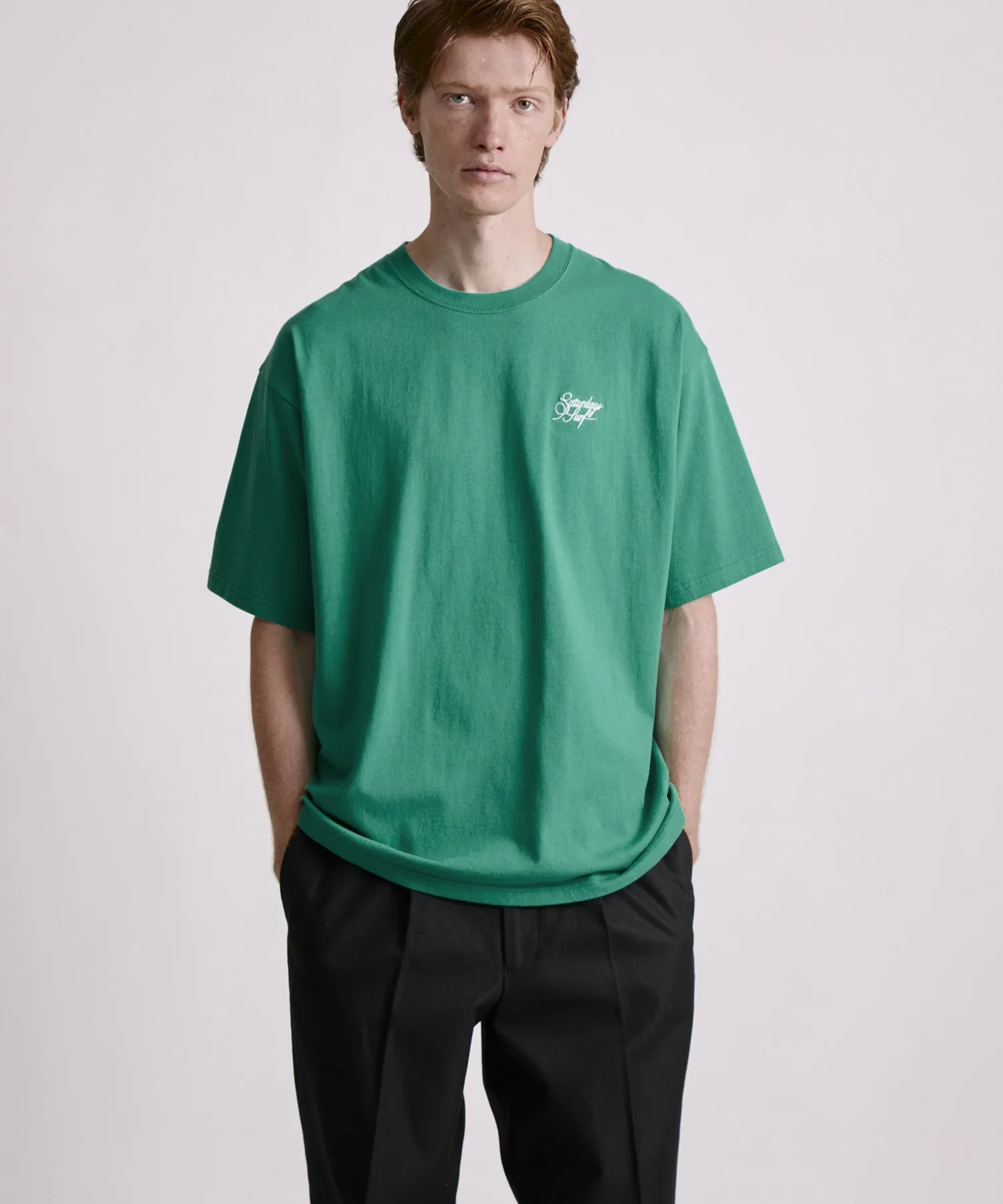 Signature Surf Relaxed Short Sleeve Tee sold by Saturdays New York City product image thumbnail 2