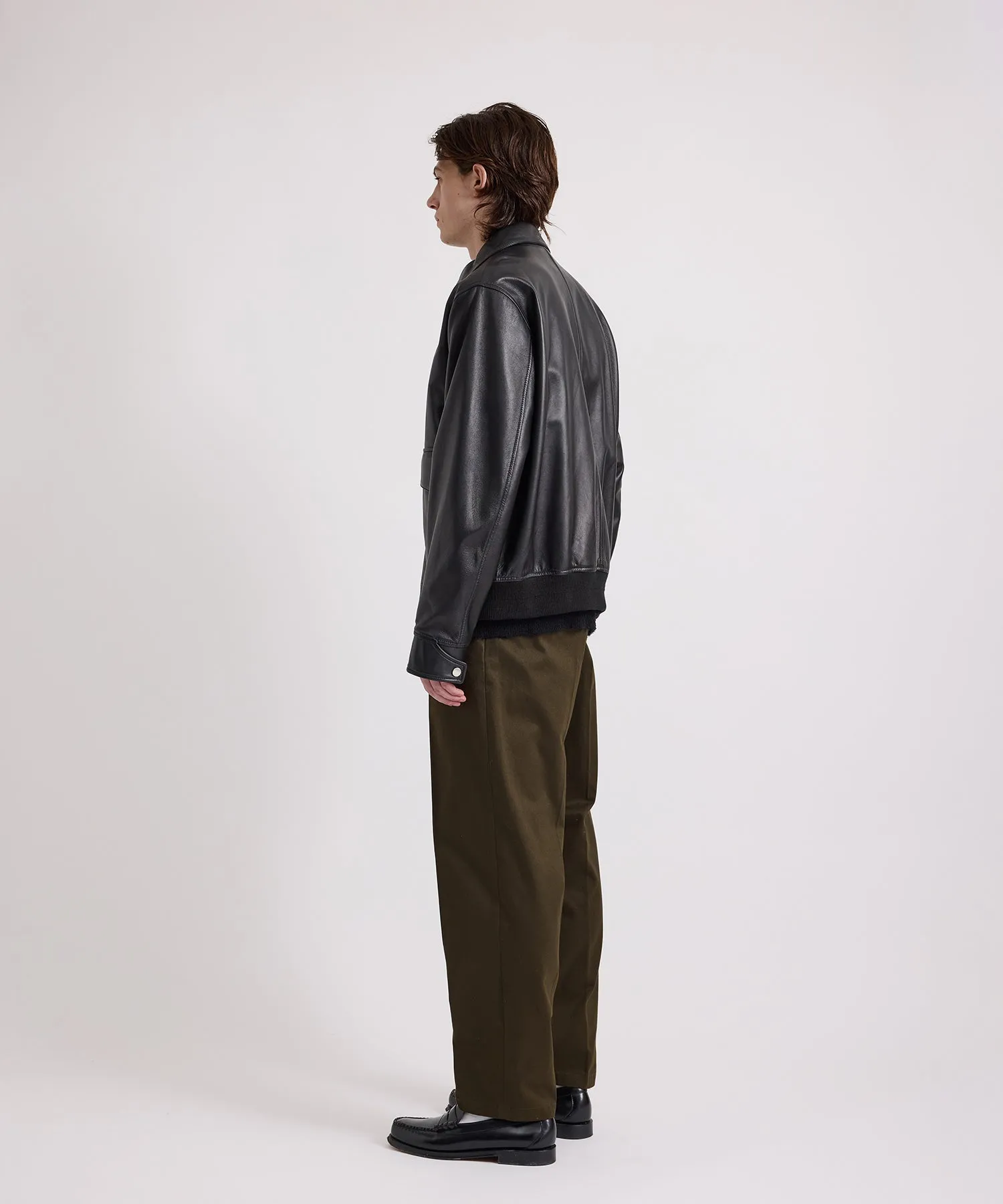 Tunstall Vintage Leather Jacket sold by Saturdays New York City product image thumbnail 5