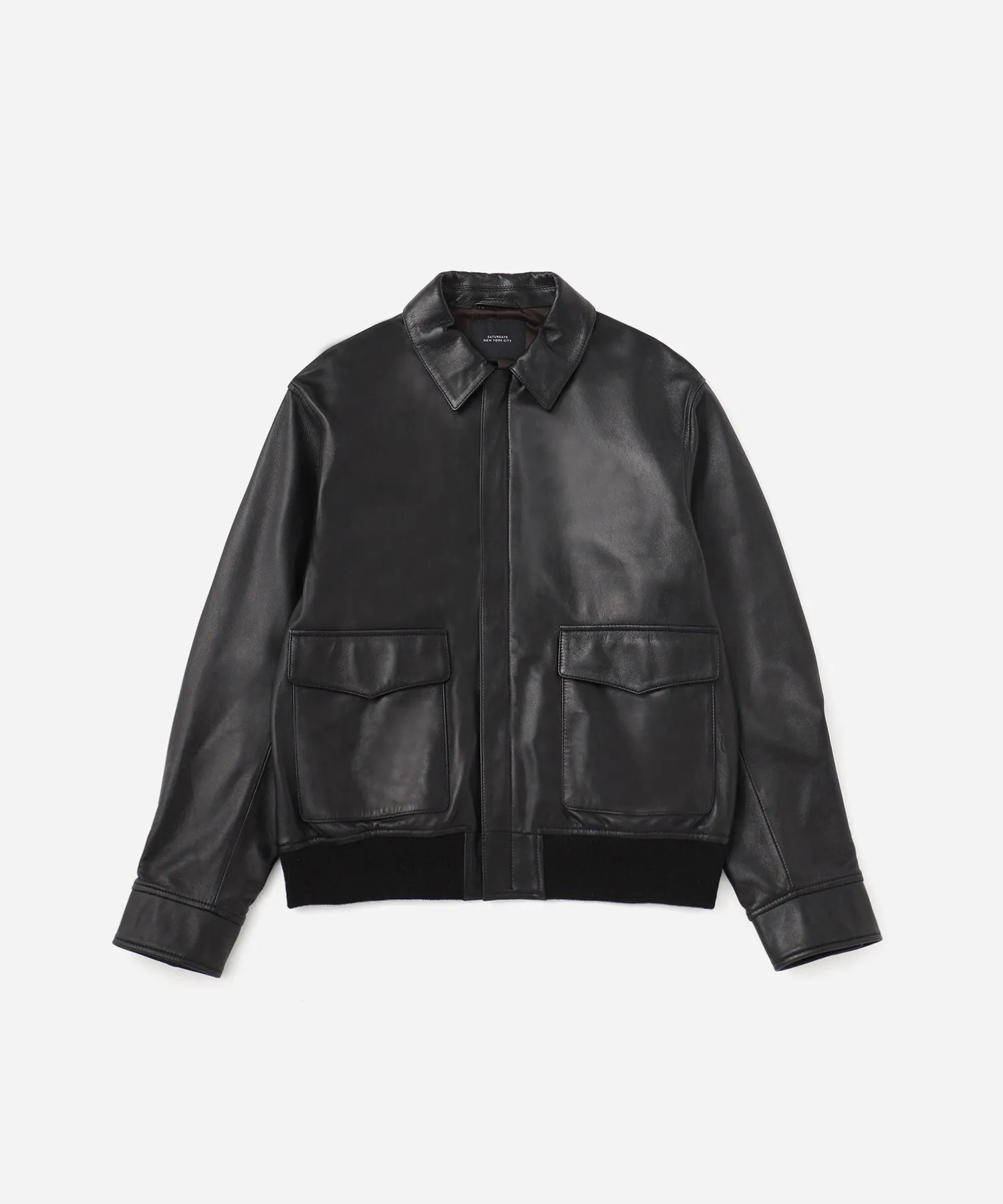 Tunstall Vintage Leather Jacket sold by Saturdays New York City