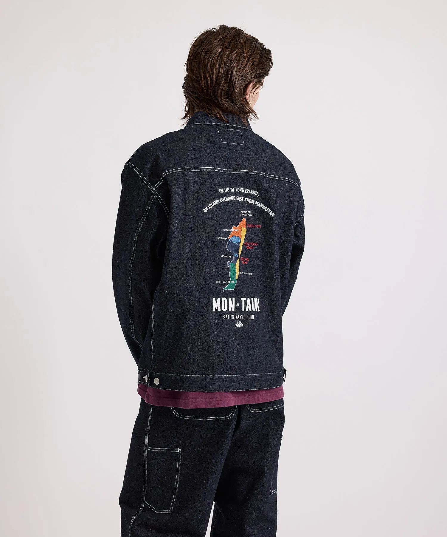 Harrison Chain Stitch Souvenir Jacket sold by Saturdays New York City product image thumbnail 2