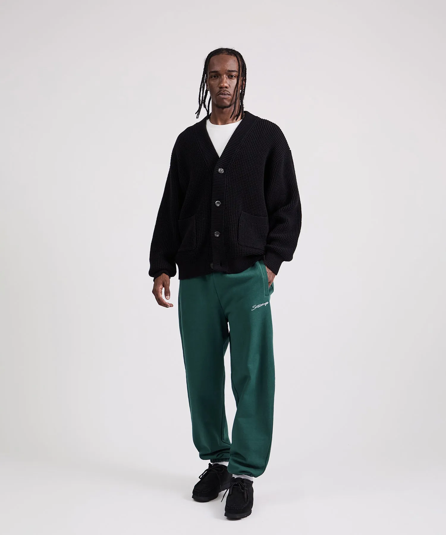 Michael Plaited Waffle Cardigan sold by Saturdays New York City product image thumbnail 3