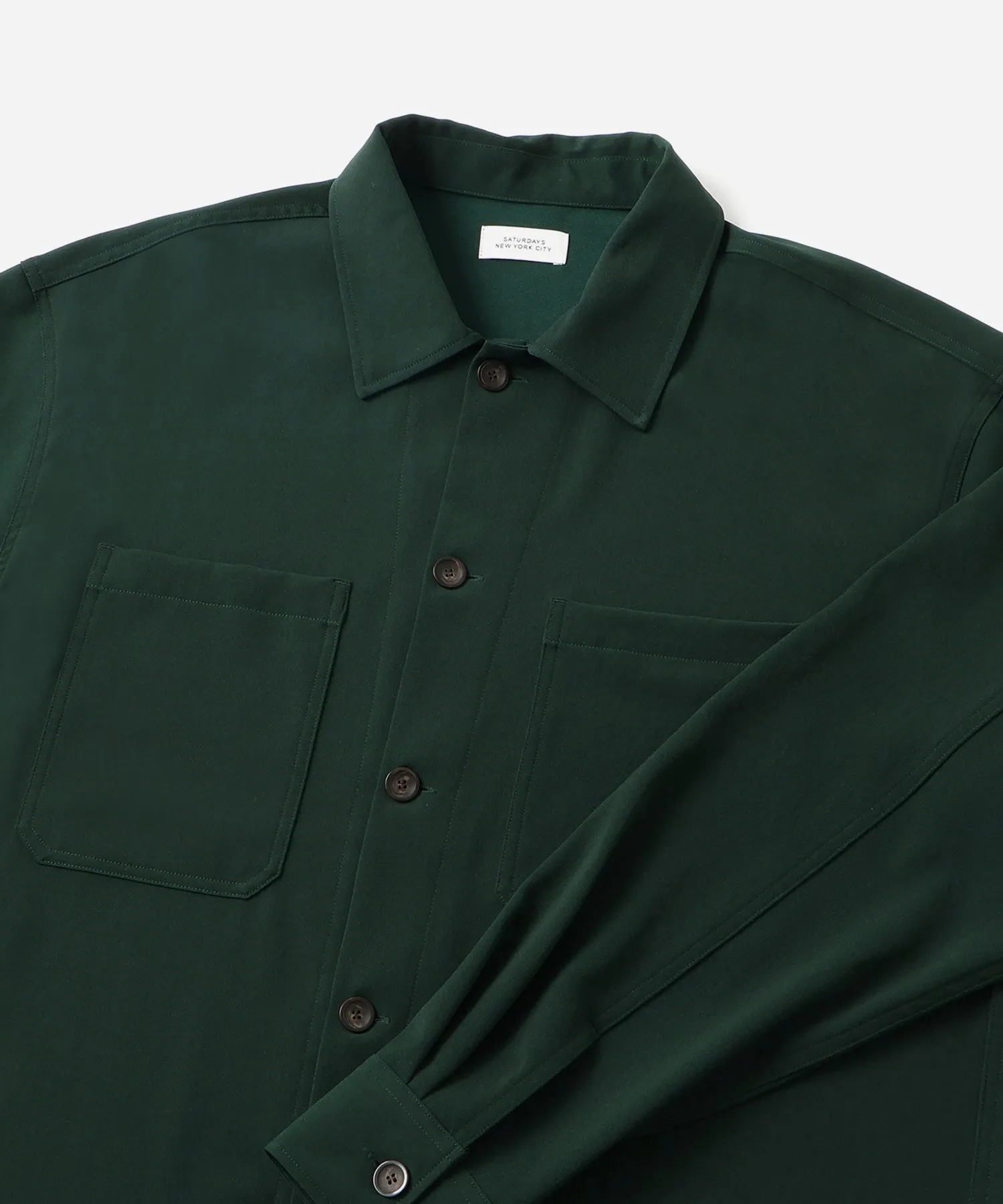 Driessen Crepe Overshirt sold by Saturdays New York City product image thumbnail 5