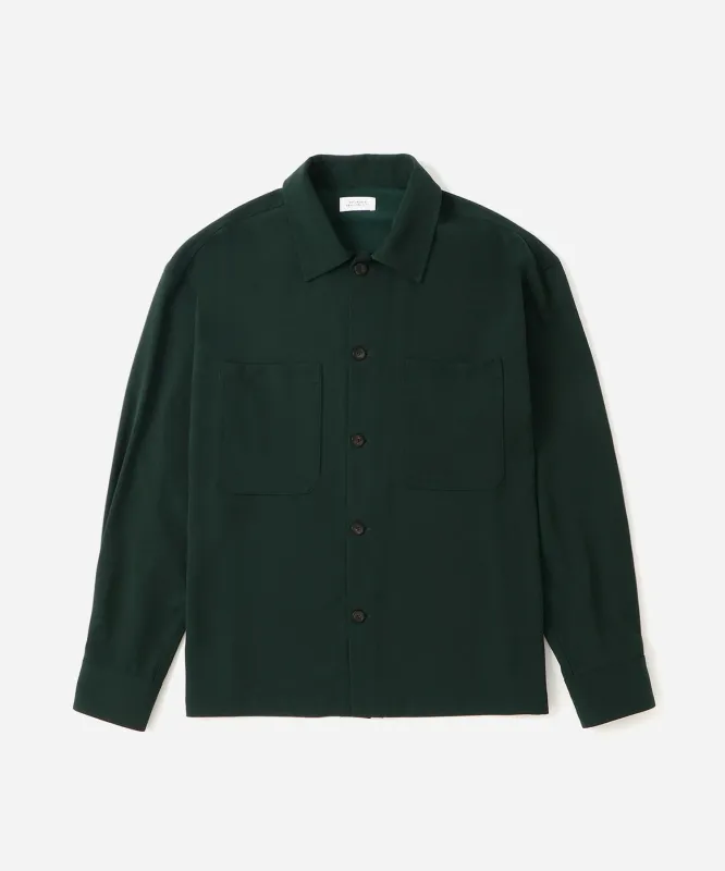 Driessen Crepe Overshirt sold by Saturdays New York City
