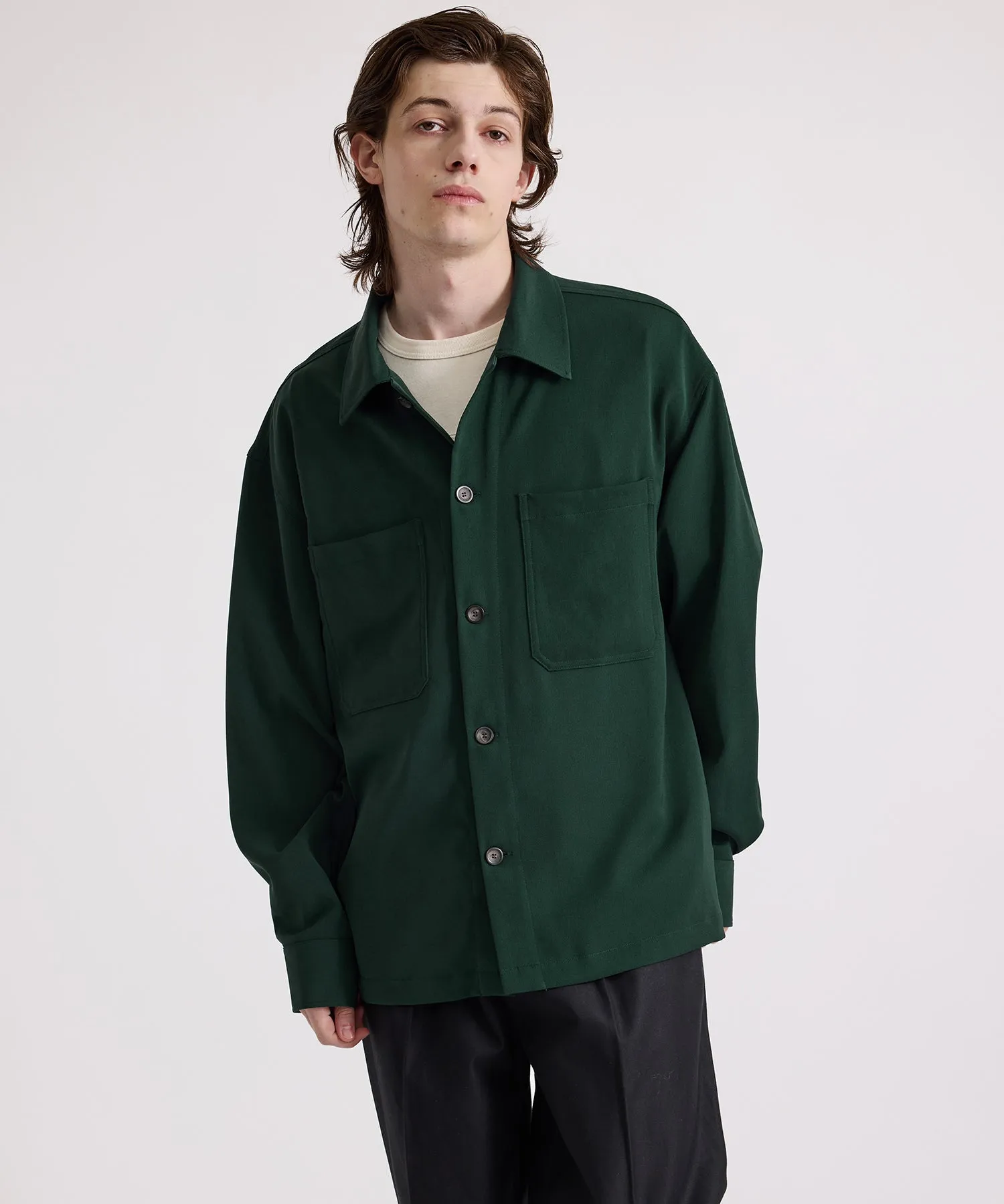 Driessen Crepe Overshirt sold by Saturdays New York City product image thumbnail 2