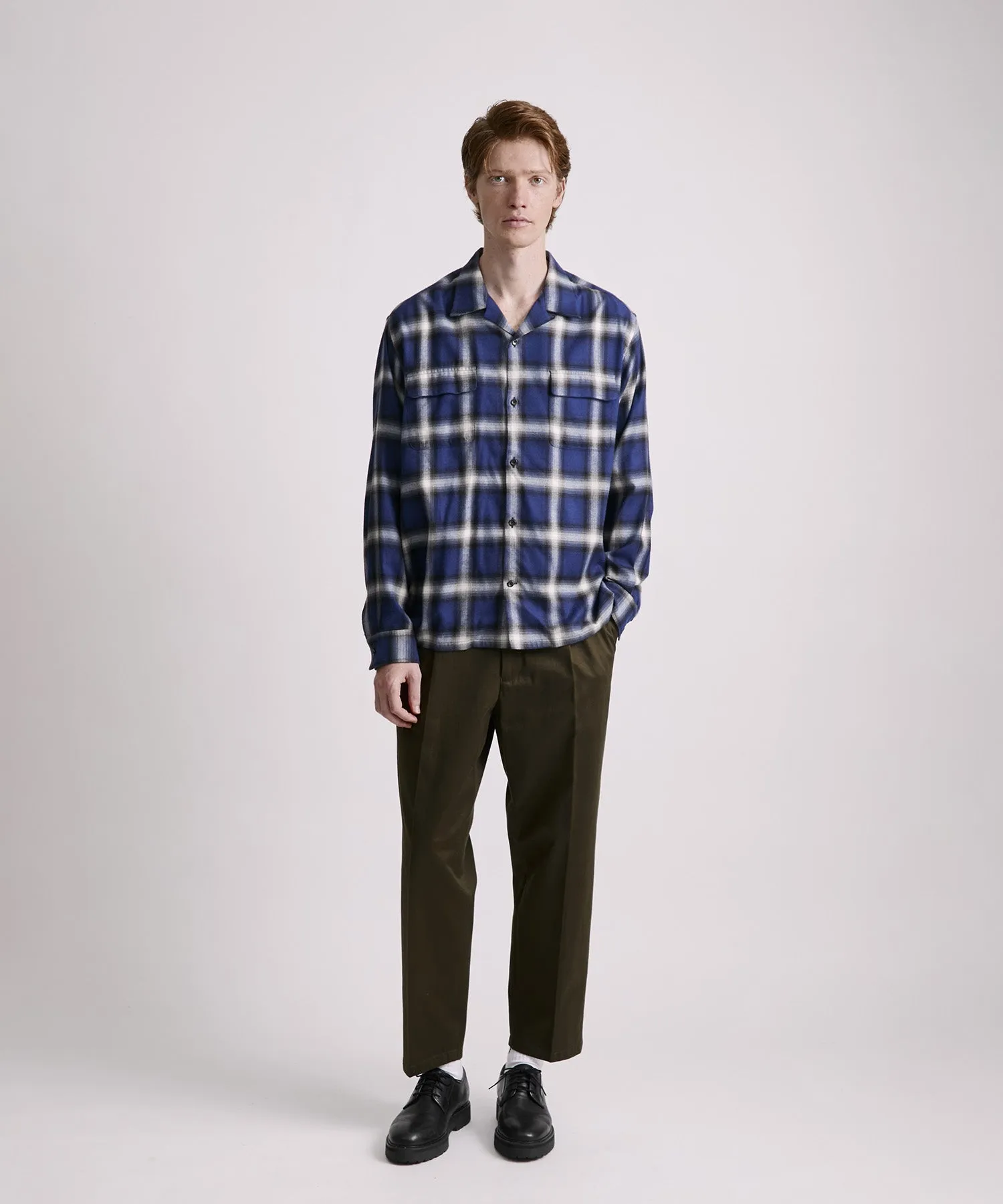 Marco Ombre Check Long Sleeve Shirt sold by Saturdays New York City product image thumbnail 3