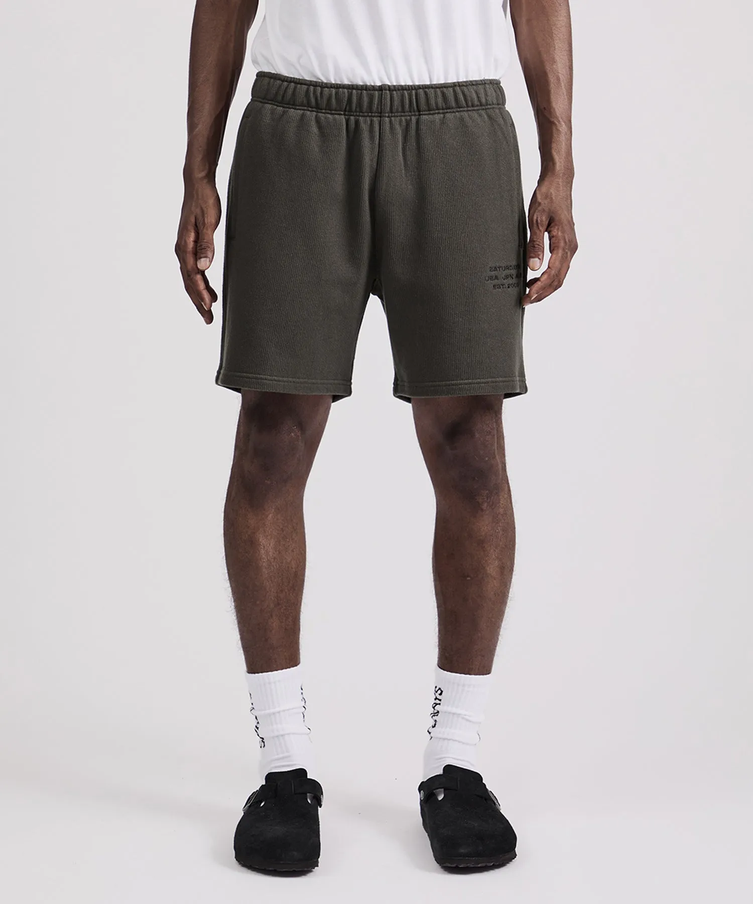 Austin Dobby Weave International Sweatshort sold by Saturdays New York City product image thumbnail 2