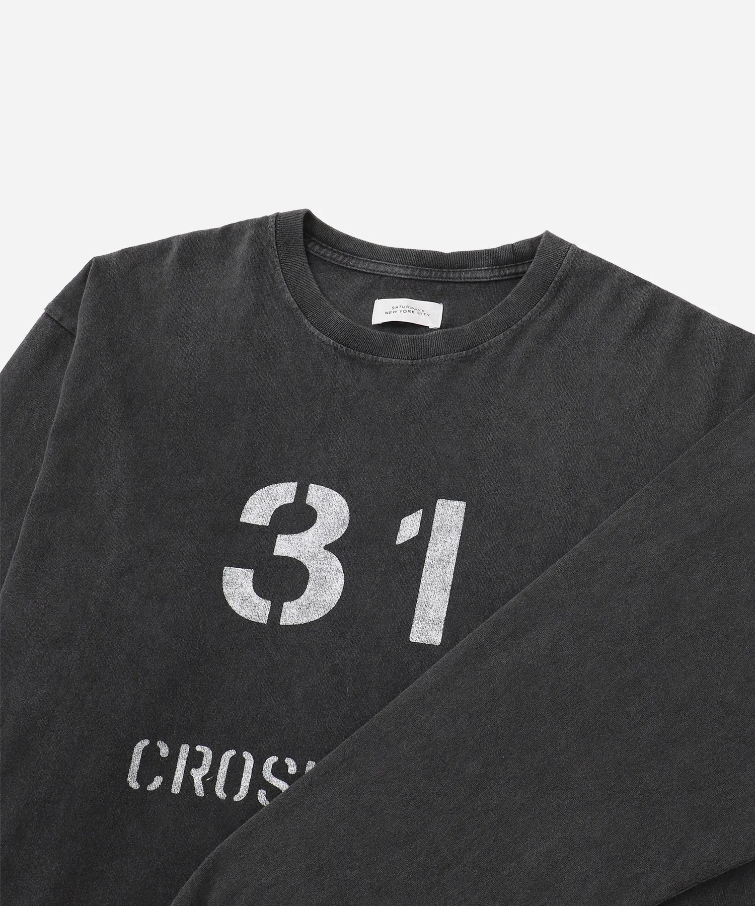 Crosby Stencil Print Relaxed Long Sleeve Tee sold by Saturdays New York City product image thumbnail 4