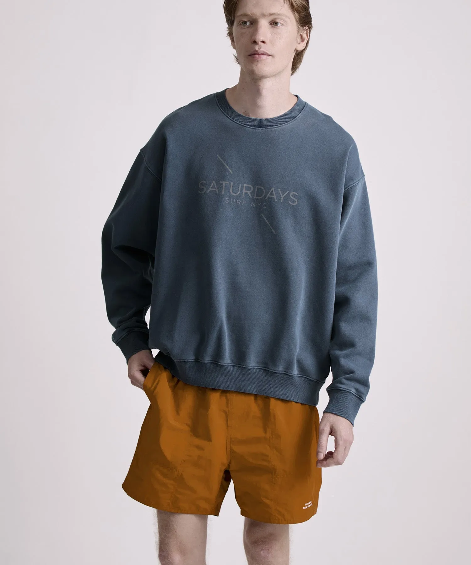 Bowery Pigment Dye Surf Sweatshirt sold by Saturdays New York City product image thumbnail 2