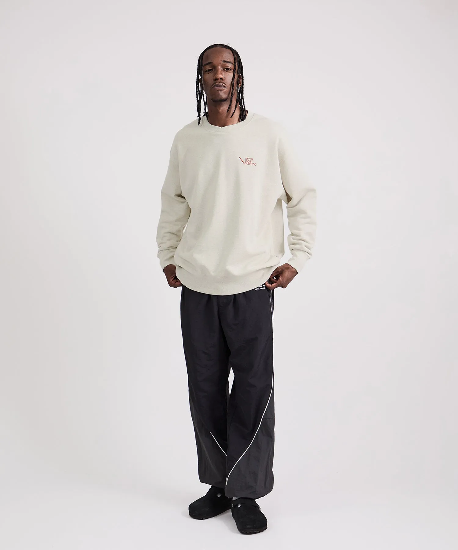 Bowery Loofah Collar Sweatshirt sold by Saturdays New York City product image thumbnail 3