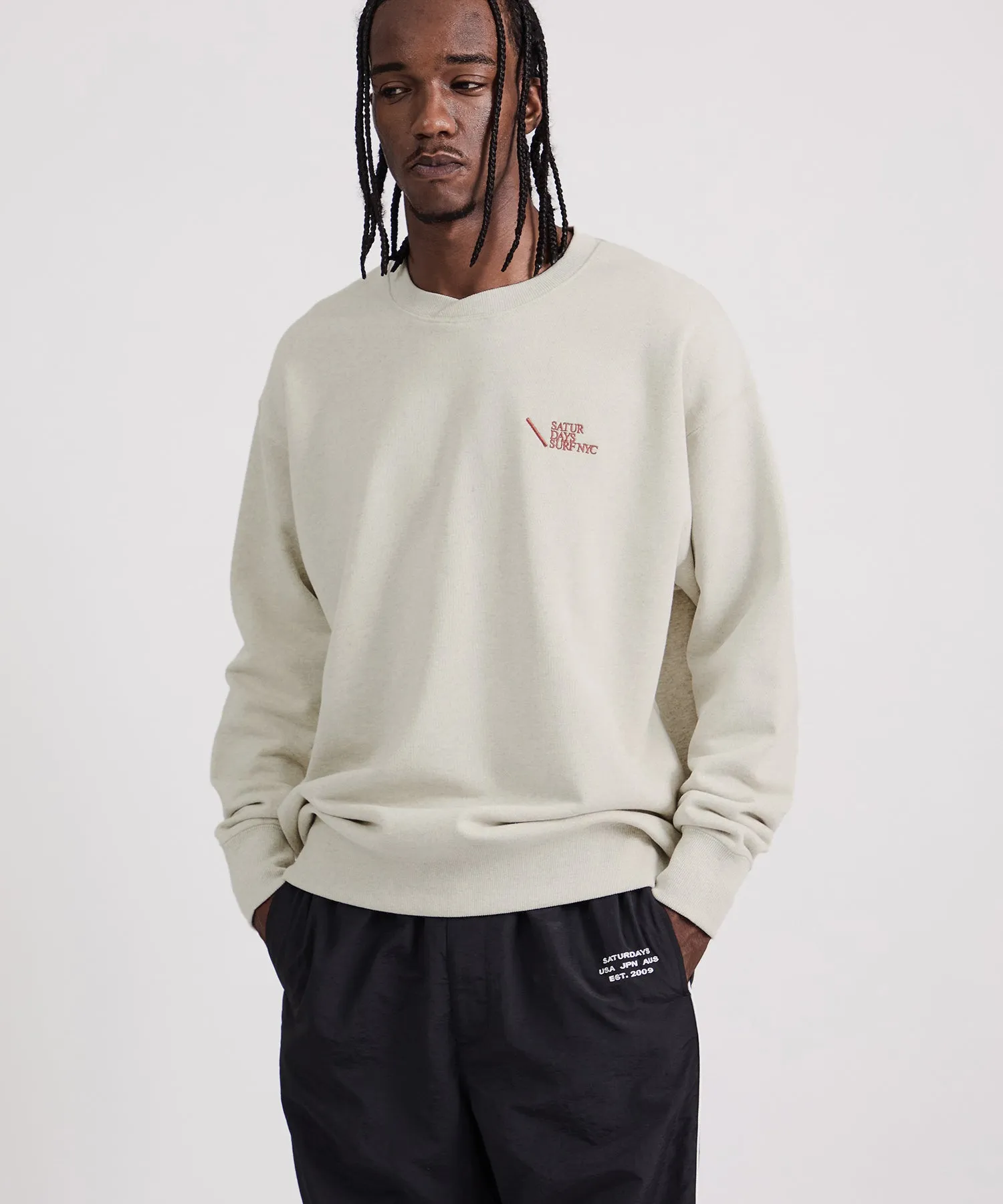 Bowery Loofah Collar Sweatshirt sold by Saturdays New York City product image thumbnail 2