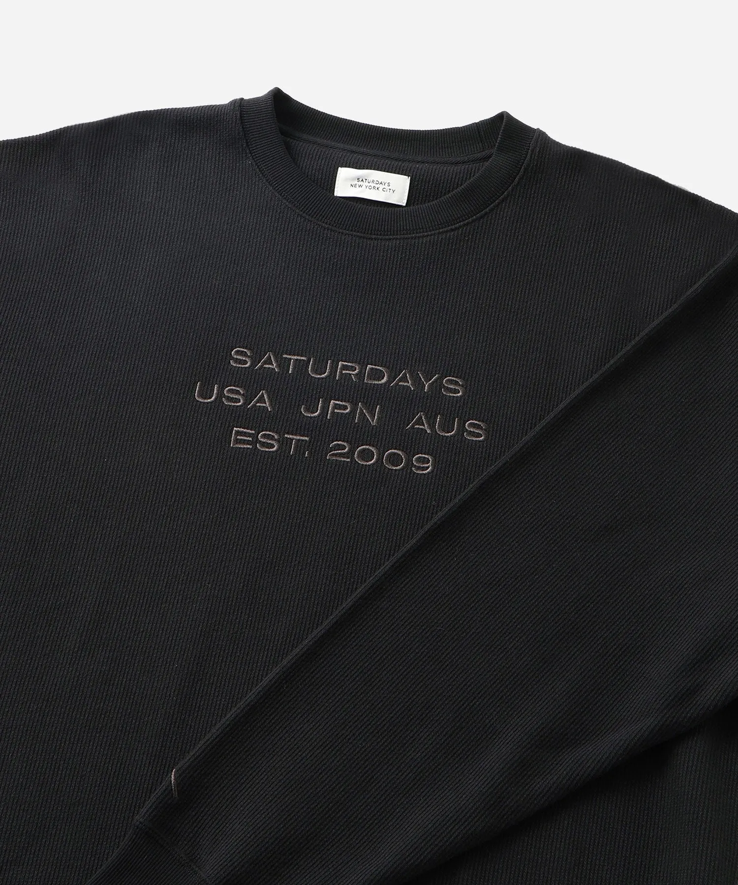 Bowery Dobby Weave International Sweatshirt sold by Saturdays New York City product image thumbnail 4