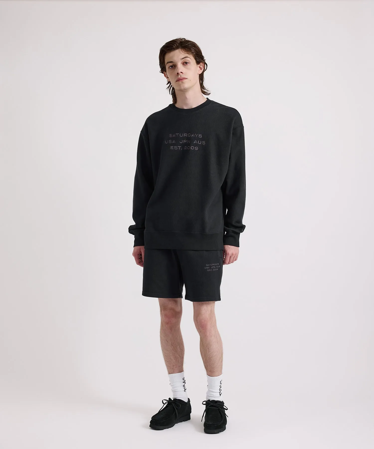 Bowery Dobby Weave International Sweatshirt sold by Saturdays New York City product image thumbnail 3