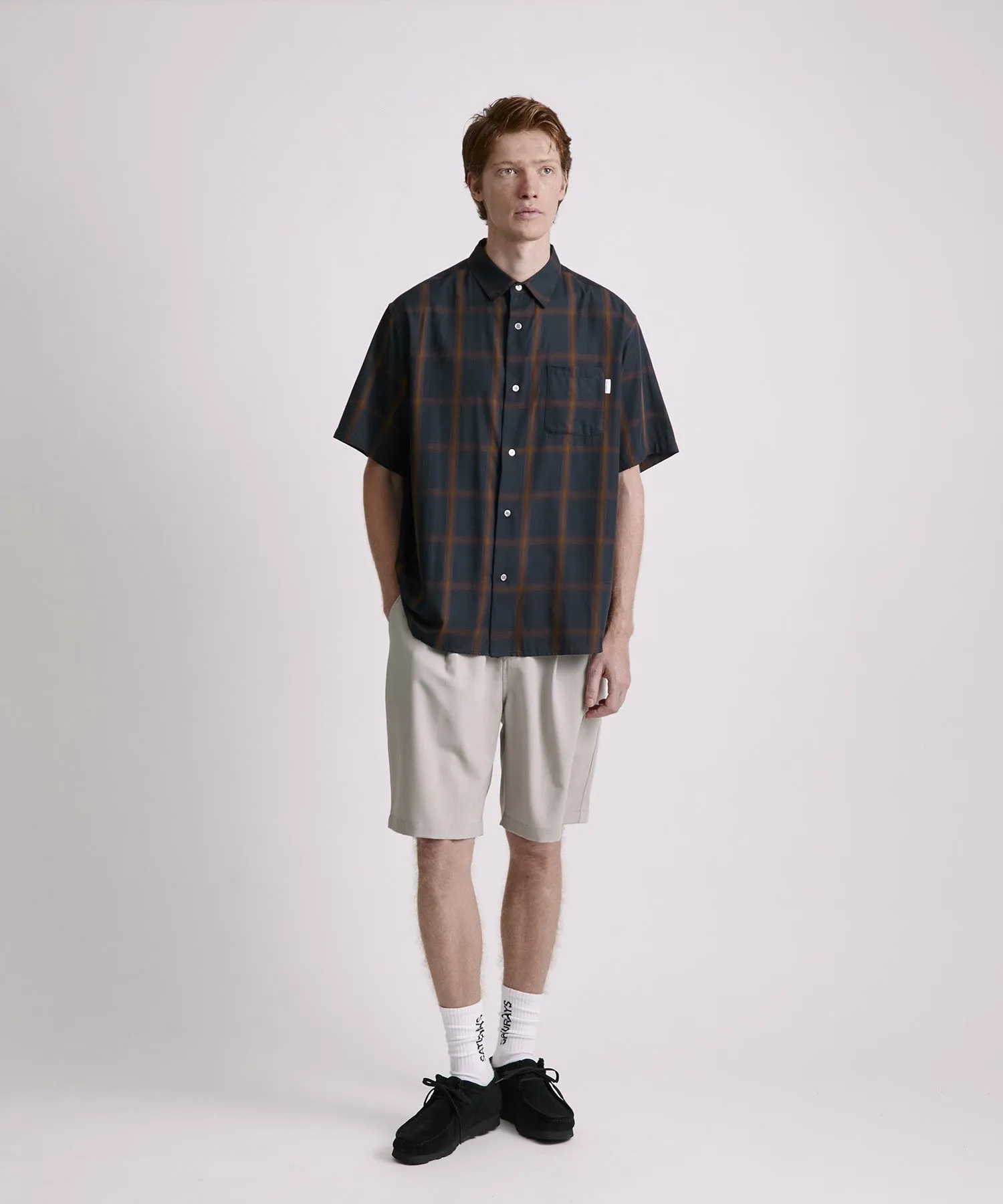 Bruce Ombre Check Short Sleeve Shirt sold by Saturdays New York City product image thumbnail 3