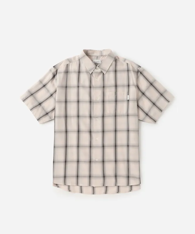 Bruce Ombre Check Short Sleeve Shirt sold by Saturdays New York City