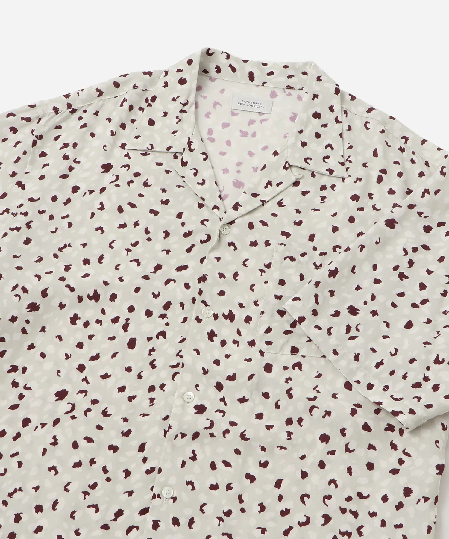 Canty Leopard Short Sleeve Shirt sold by Saturdays New York City product image thumbnail 4