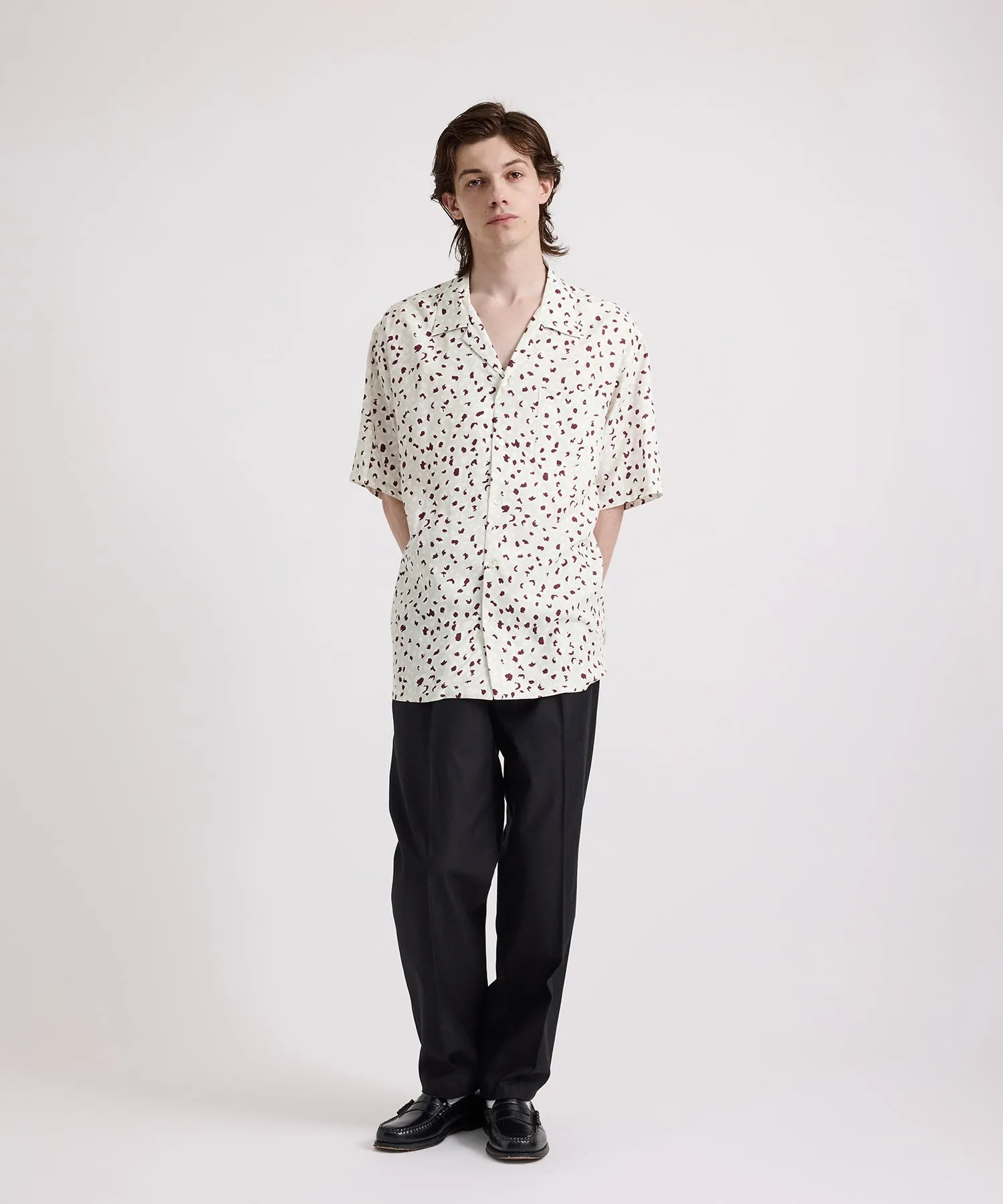 Canty Leopard Short Sleeve Shirt sold by Saturdays New York City product image thumbnail 3