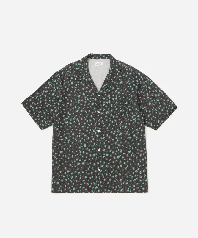 Canty Leopard Short Sleeve Shirt sold by Saturdays New York City