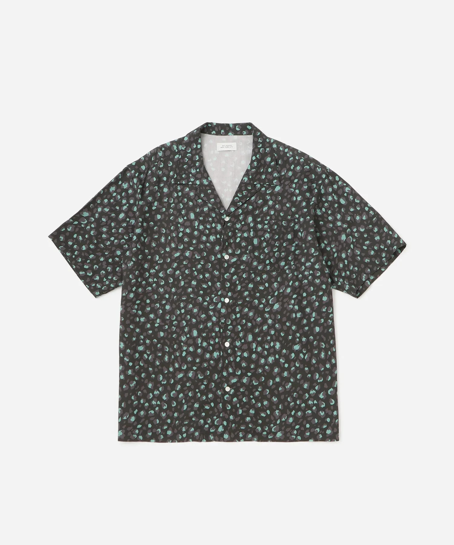 Canty Leopard Short Sleeve Shirt sold by Saturdays New York City