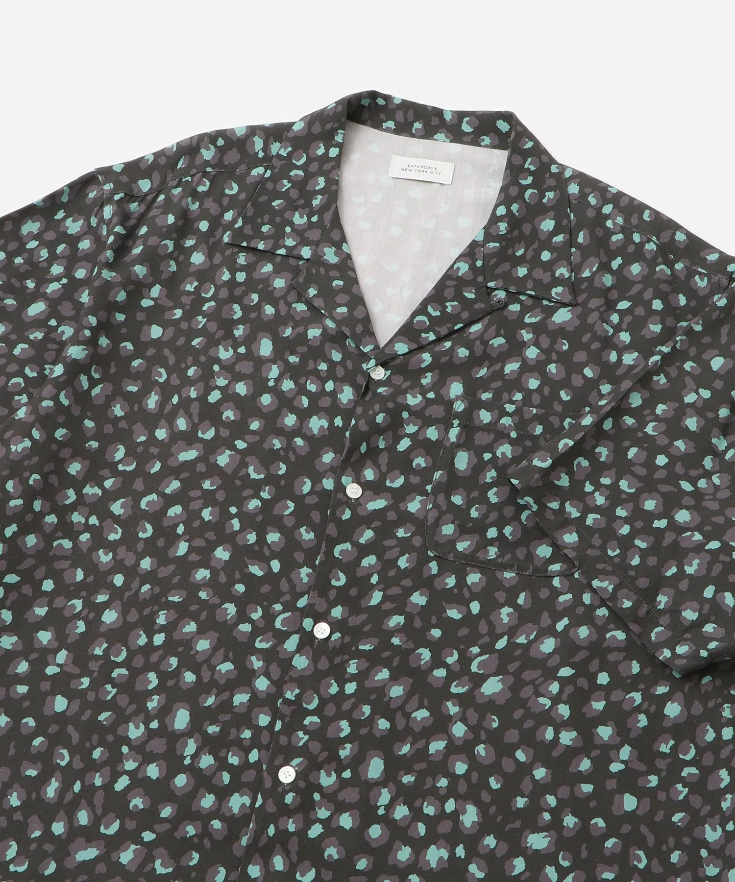Canty Leopard Short Sleeve Shirt sold by Saturdays New York City product image thumbnail 4