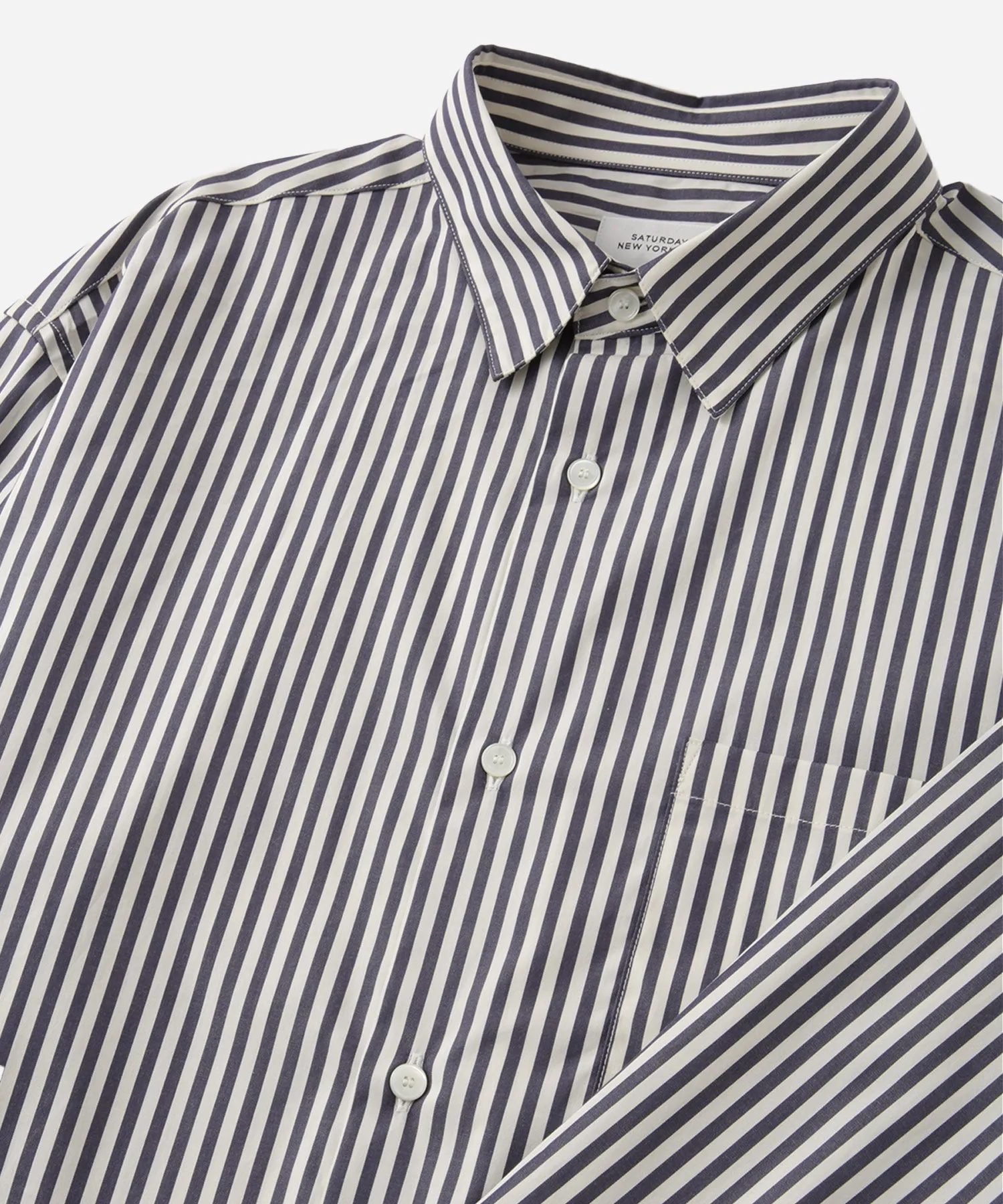 Crosby Stripe Long Sleeve Shirt sold by Saturdays New York City product image thumbnail 4