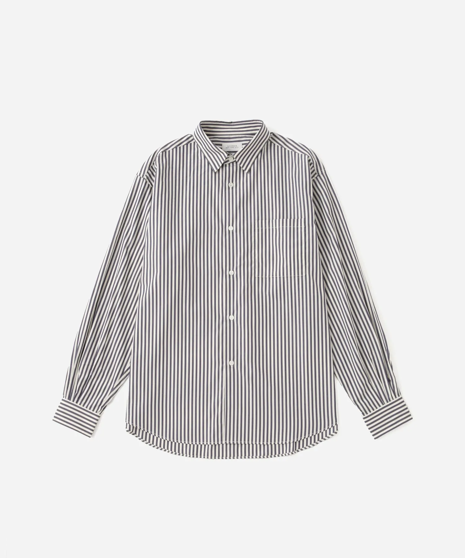 Crosby Stripe Long Sleeve Shirt sold by Saturdays New York City
