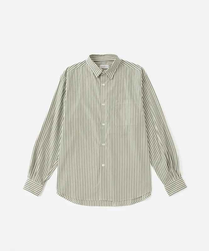 Crosby Stripe Long Sleeve Shirt sold by Saturdays New York City