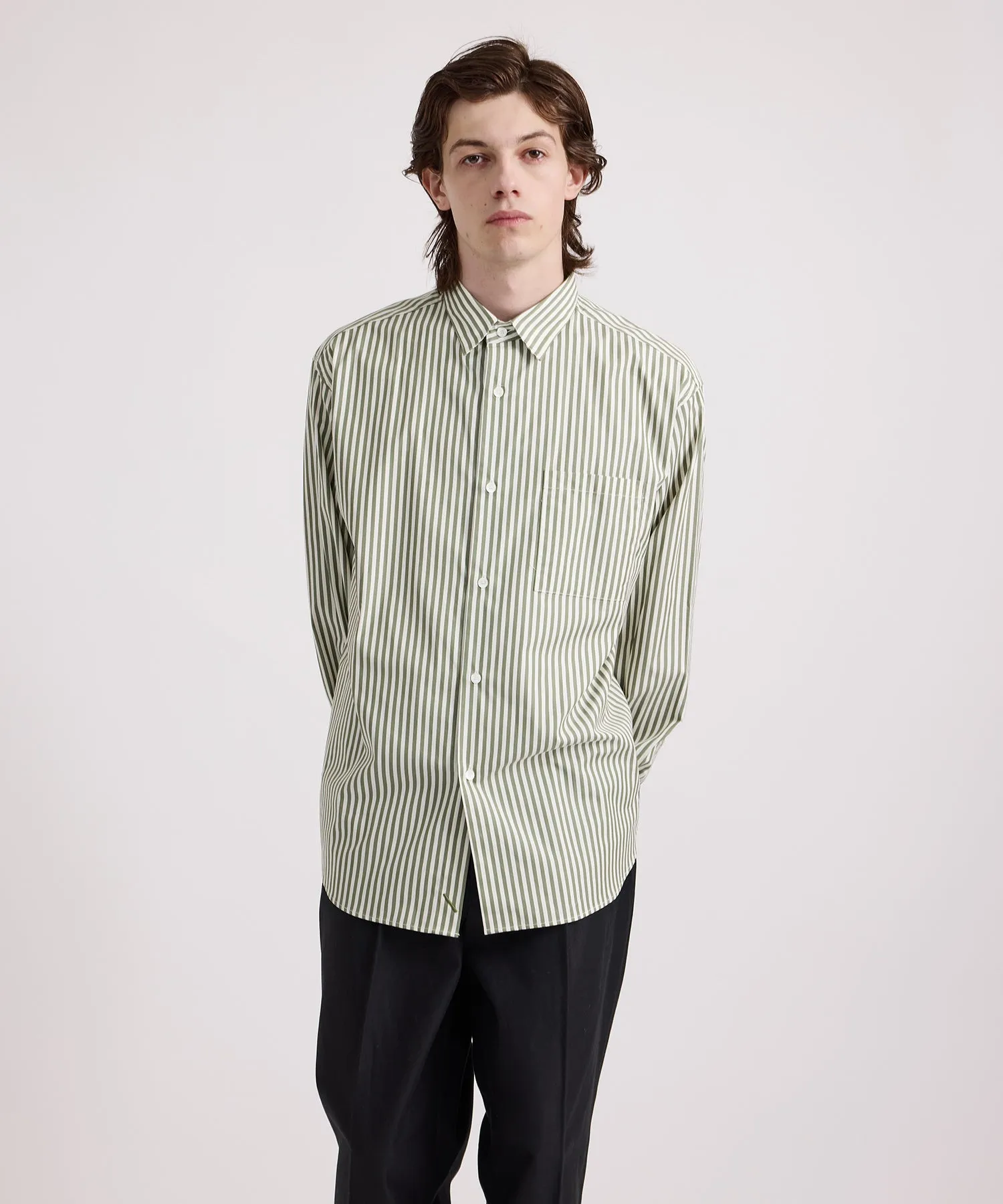 Crosby Stripe Long Sleeve Shirt sold by Saturdays New York City product image thumbnail 2
