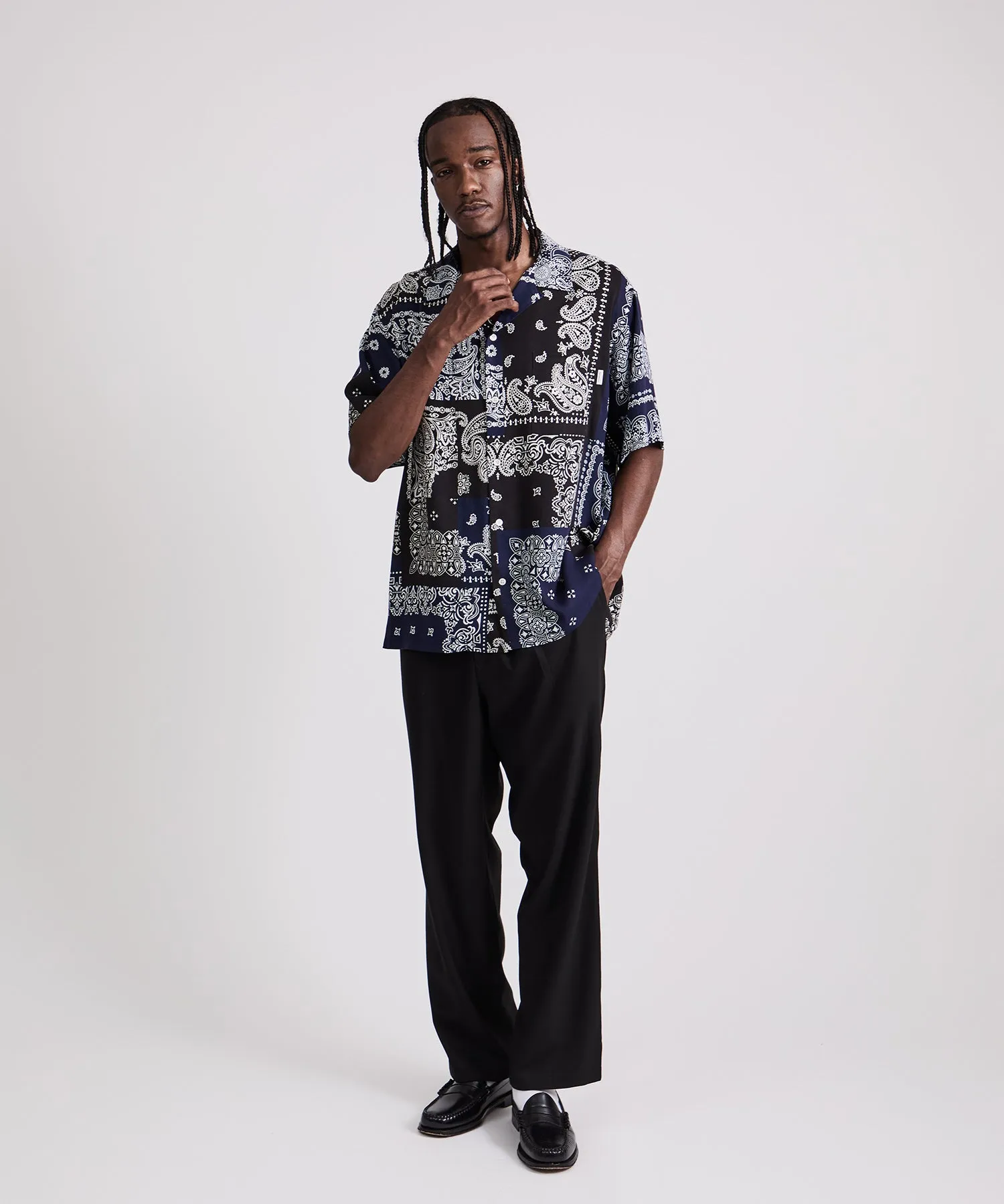 MIYAGIHIDETAKA x Saturdays Bandana Short Sleeve Shirt sold by Saturdays New York City product image thumbnail 3