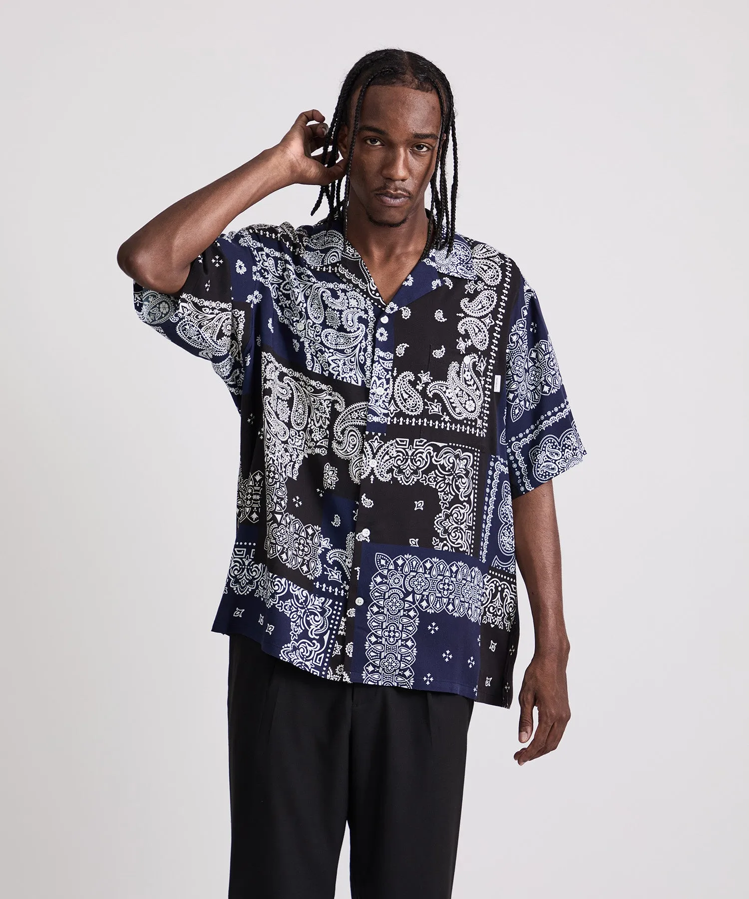 MIYAGIHIDETAKA x Saturdays Bandana Short Sleeve Shirt sold by Saturdays New York City product image thumbnail 2