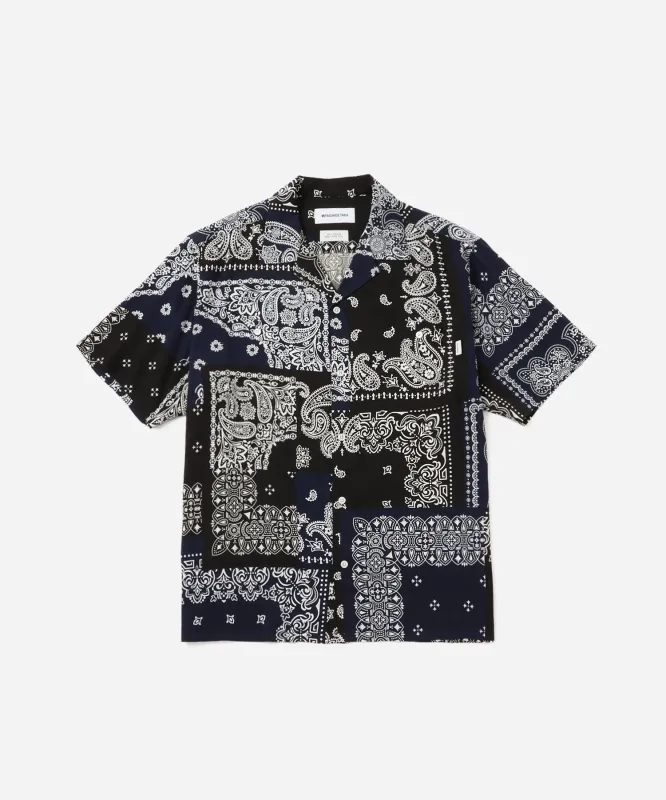 MIYAGIHIDETAKA x Saturdays Bandana Short Sleeve Shirt sold by Saturdays New York City