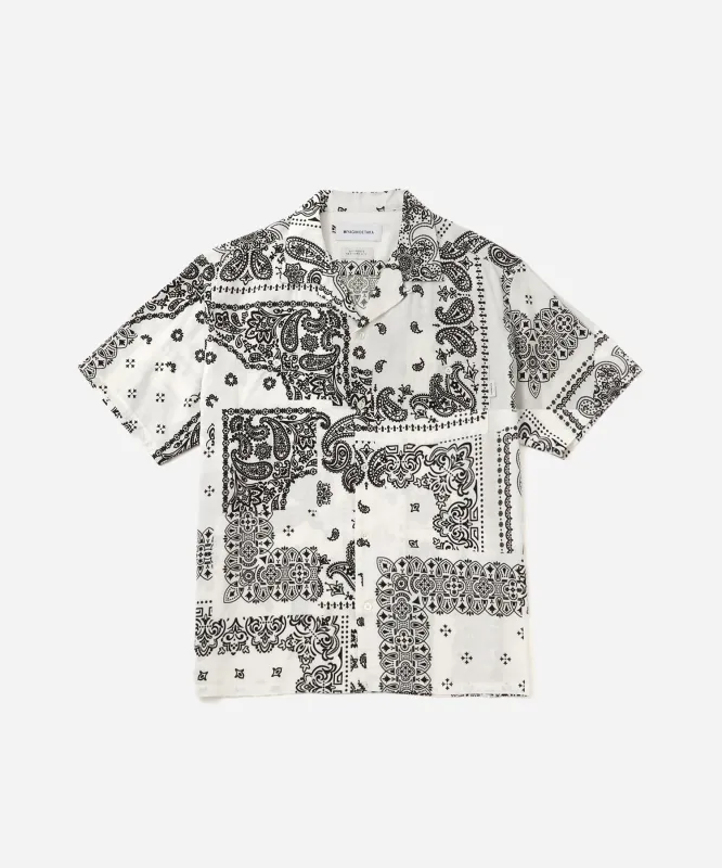 MIYAGIHIDETAKA x Saturdays Bandana Short Sleeve Shirt sold by Saturdays New York City