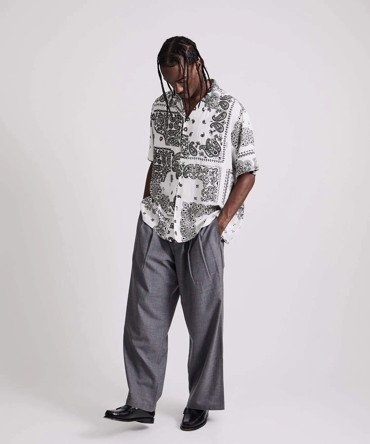 MIYAGIHIDETAKA x Saturdays Bandana Short Sleeve Shirt sold by Saturdays New York City product image thumbnail 3