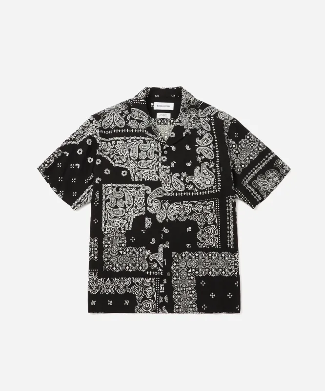MIYAGIHIDETAKA x Saturdays Bandana Short Sleeve Shirt sold by Saturdays New York City