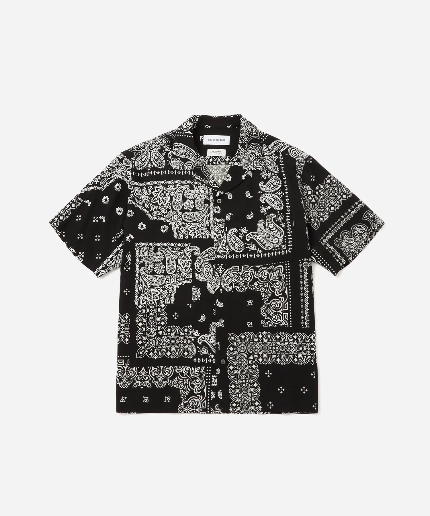 MIYAGIHIDETAKA x Saturdays Bandana Short Sleeve Shirt sold by Saturdays New York City