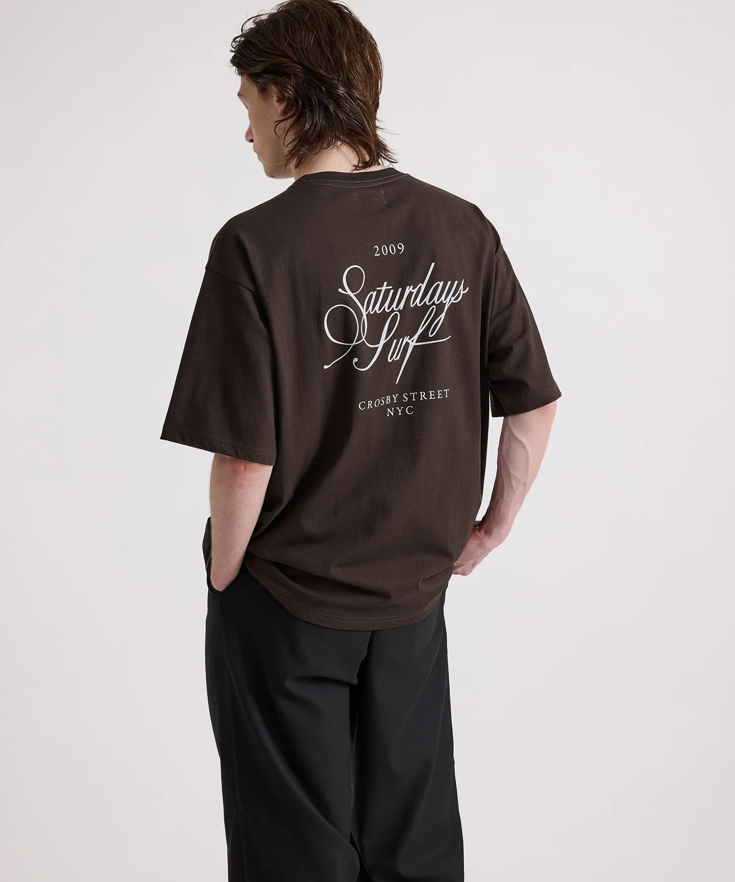 Cursive Saturdays Surf Relaxed Short Sleeve Tee sold by Saturdays New York City product image thumbnail 2