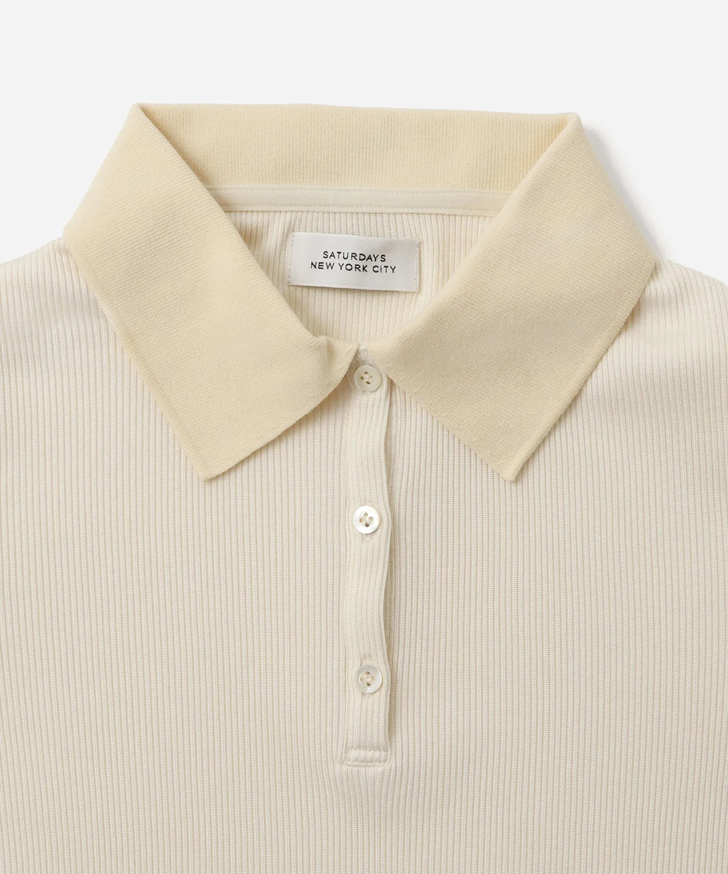 Devin Rib Poloshirt sold by Saturdays New York City product image thumbnail 4