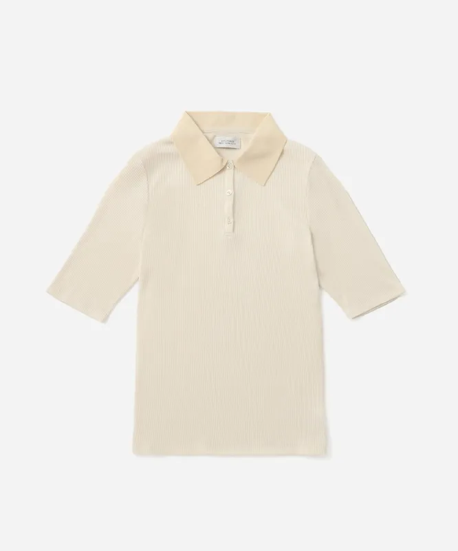 Devin Rib Poloshirt sold by Saturdays New York City