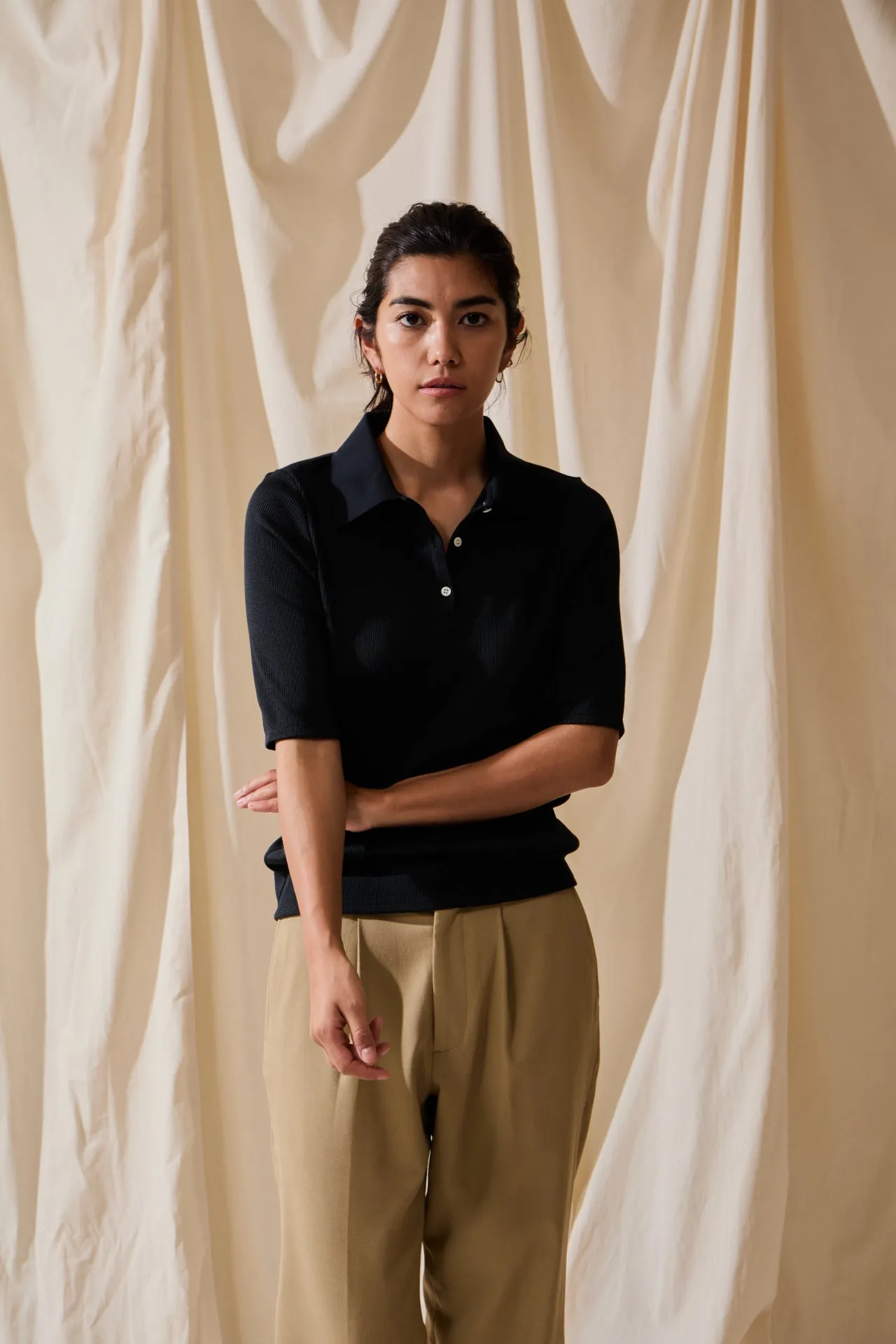 Devin Rib Poloshirt sold by Saturdays New York City product image thumbnail 2