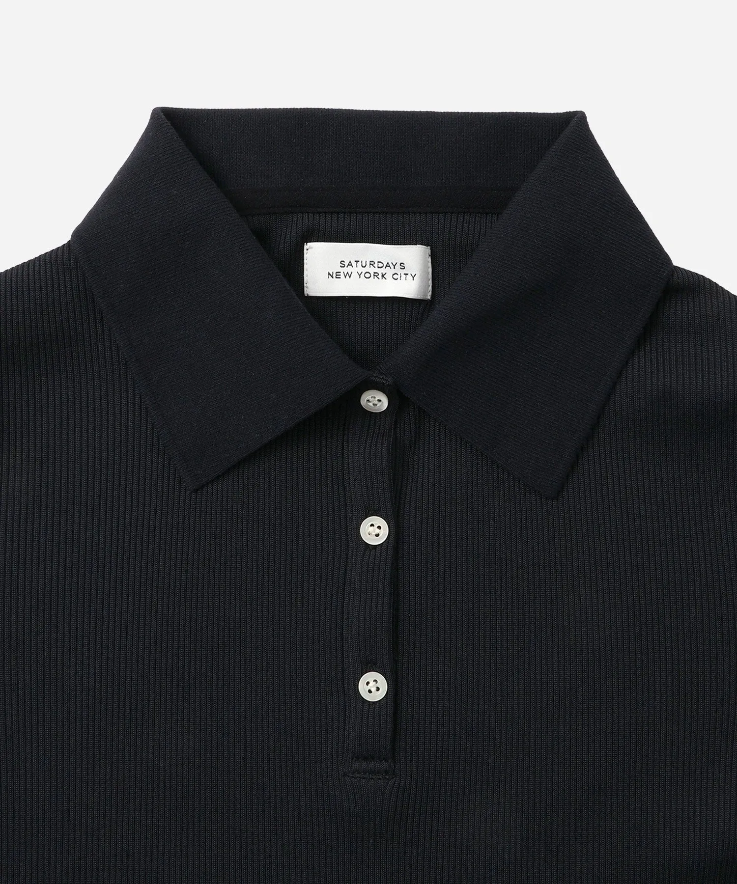 Devin Rib Poloshirt sold by Saturdays New York City product image thumbnail 4