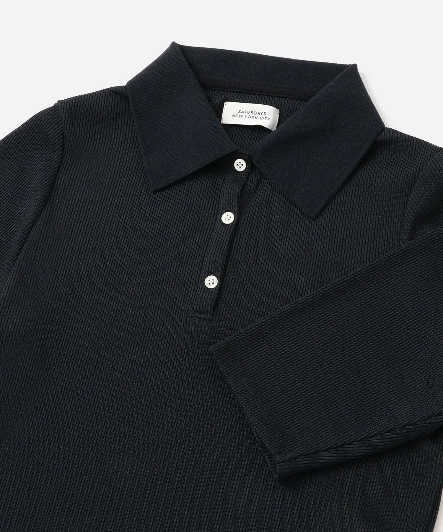 Devin Rib Poloshirt sold by Saturdays New York City product image thumbnail 3
