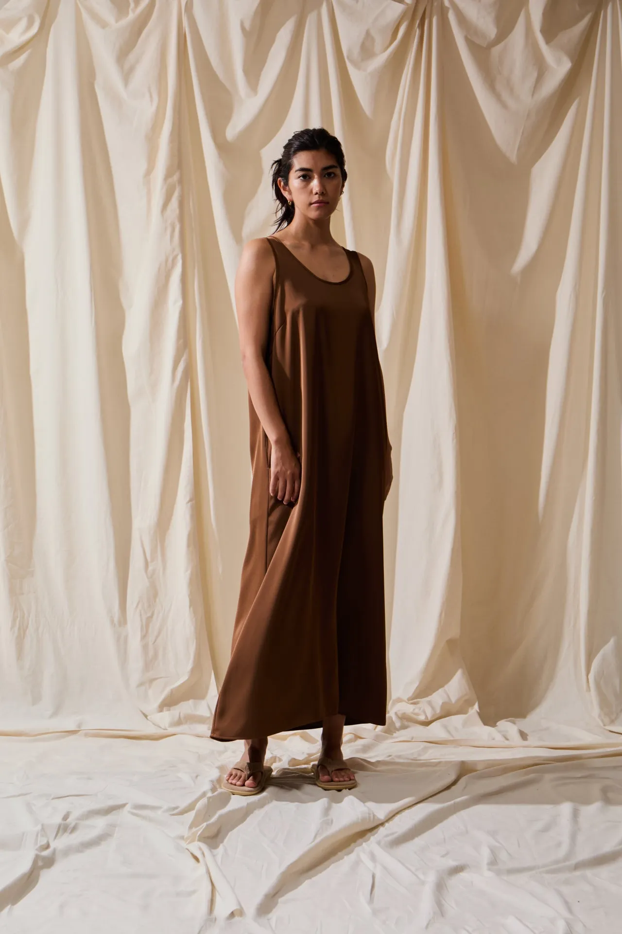 Jess Satin Tank Onepiece Dress sold by Saturdays New York City product image thumbnail 2