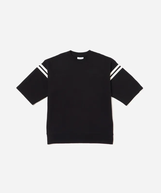 Striped Varsity Half Sleeve Sweat sold by Saturdays New York City