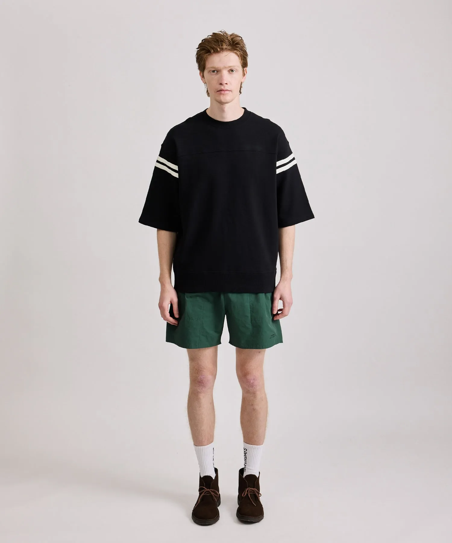 Striped Varsity Half Sleeve Sweat sold by Saturdays New York City product image thumbnail 3